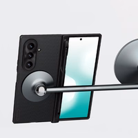 Nillkin Super Frosted Shield Fold Magnētiskais viedtālruņa apvalks priekš Samsung Galaxy Z Fold 7, saderīgs ar MagSafe - melns