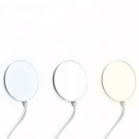 Bezvadu LED galda lampa 6W 3000/4500/6000K skārienvadība 3000mAh balta LTC