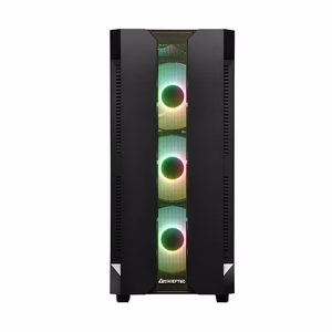 Chieftec Hunter datora korpuss MidiTower ATX melns