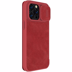 Nillkin Qin Pro Leather Apple iPhone 14 Pro Max sarkans