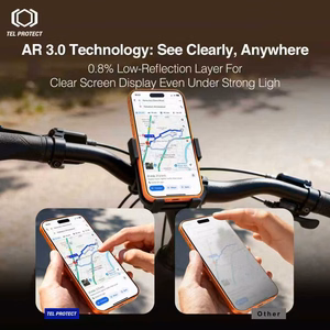Tempered glass Tel Protect 10X AR 3.0 AntiReflective Titanium forIphone 16 Pro/17 (envelope)