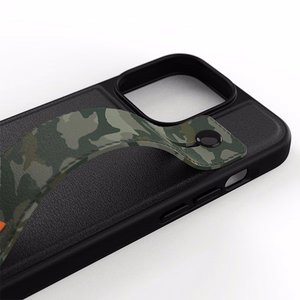 Adidas OR Viedtālruņa apvalks ar siksniņu iPhone 13 Pro /13 6.1" melns-zaļš/melns-zaļš 47111