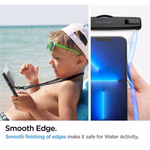 Spigen Aqua Shield A601 apvalks ūdensnecaurlaidīgs IPX8 - caurspīdīgs 2 gab.