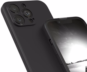 Korpuss Liquid Silicone 1.5mm Xiaomi Redmi 9A/9AT melns