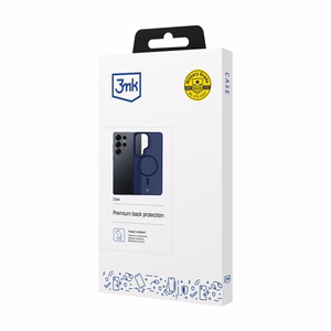 3mk Smoke MagCase priekš Samsung Galaxy S25 Ultra zils-caurspīdīgs
