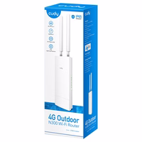 Cudy LT400 wireless router Fast Ethernet Single-band (2.4 GHz) 4G balts