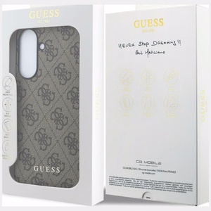 GUESS чехол для Samsung Galaxy A37 GUHCSA37G4GFBR (PU 4G Classic) коричневый