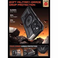 Supcase UB Grip Mag Magnētiskais viedtālruņa apvalks iPhone 17 - melns