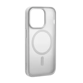 Puro Gradient magnētiskais silikona viedtālruņa apvalks iPhone 15 Pro Max - sudraba