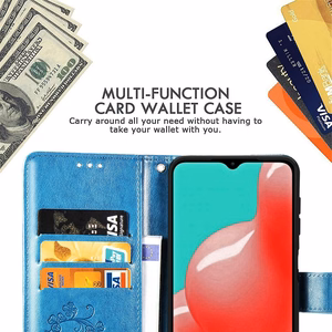 Korpuss Flower Book Samsung A346 A34 5G blue