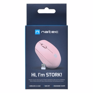 NATEC STORK pele mājas RF bezvadu + USB Type-A optiskā 1600 DPI