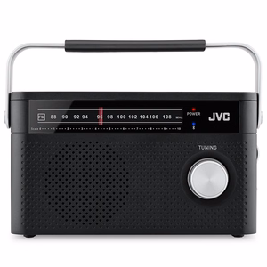JVC RA-E315B – pārnēsājams radio, melns