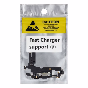 Uzlādes fleksis USB IPHONE 12 melns (lietots)