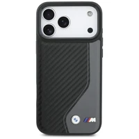 BMW M Carbon Logo Magnētiskais viedtālruņa apvalks iPhone 17 Pro Max - grafīts