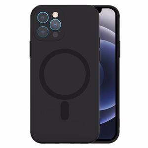 TEL PROTECT MagSilicone Viedtālruņa apvalks Iphone 15 Pro melns