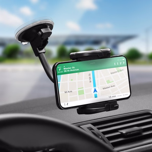 FORCELL F-GRIP Regular 17 cm auto turētājs vējstiklam / paneļim / ventilācijas atverei melns