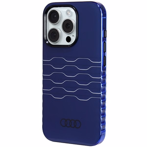 Audi IML MagSafe viedtālruņa apvalks iPhone 15 Pro - zils