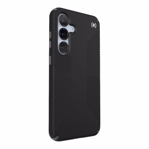 Speck Presidio2 Grip vāciņš ierīcei Samsung Galaxy S25+ / S24+, melns / slānekļa pelēks