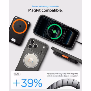 Spigen Rugged Armor MagSafe maciņš iPhone 17 Pro Max / 18 Pro Max, pelēks