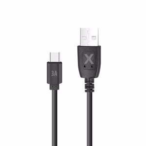 Maxlife cable USB - USB-C 1,5 m 3A black