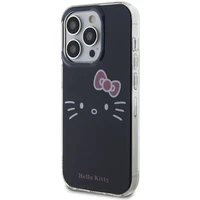 Hello Kitty IML Kitty Face Viedtālruņa apvalks (m) iPhone 15 Pro Max - melns (m)