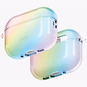 Uniq Iridescia Hang Case for AirPods Pro 3 - Transparent Multicolor