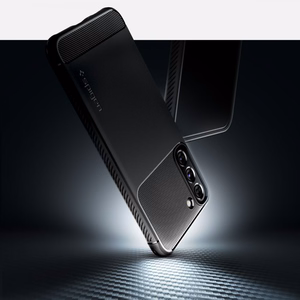 Spigen Rugged Armor viedtālruņa apvalks Samsung Galaxy S22 - Matēts melns
