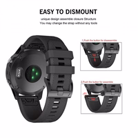 TECH-PROTECT SMOOTH GARMIN FENIX 5 / 6 / 6 PRO / 7 melns