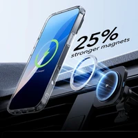 ESR Classic Hybrid Kickstand Halolock MagSafe apvalks komplekts ar statīvu + rūdītais stikls iPhone 16 Pro - caurspīdīgs