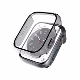 Crong Hybrid Watch maciņš - maciņš with Glass Apple Watch 41mm (Clear)