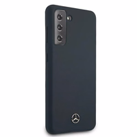 Mercedes Silikona Line apvalks Samsung Galaxy S21 zils