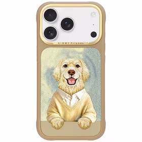 Nimmy Gentle Pets Series Dog MagSafe maciņš iPhone 17 Pro Max brūns
