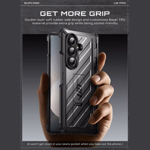 Supcase Unicorn Beetle Pro viedtālruņa apvalks Samsung Galaxy Z Fold 7 - melns