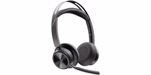 HP Poly Voyager Focus 2-M USB-C-C austiņas USB-C/A adapteris uzlādes statīvs