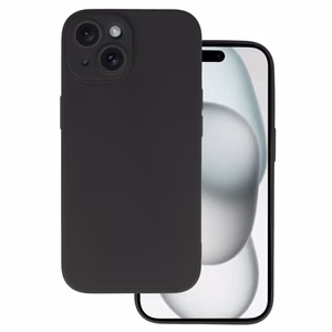 Aizmugurējais korpuss MATT priekš IPHONE 15 Black