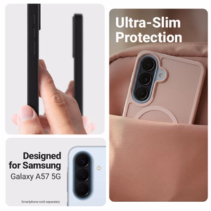 Crong Hybrid Matte Magnetic MagSafe vāciņš ierīcei Samsung Galaxy A57, rozā