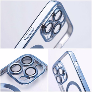 Maciņš Samsung A27 Electro Mag Cover saderīgs ar MagSafe titāna zils