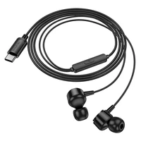 Austiņas Borofone BM94 USB-C melnas