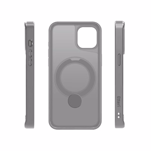 Etteri Matētais Mag Ring viedtālruņa apvalks iPhone 13 6,1 pelēks (m)