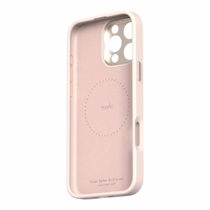 Moshi Kameleon MagSafe vāciņš ierīcei iPhone 16 Pro Max, ar statīva funkciju, “Shell Pink” krāsā