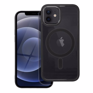 COLOR EDGE MAG COVER viedtālruņa apvalks savietojams ar MagSafe iPhone 12 / 12 Pro melns