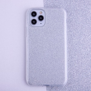 Glitter 3in1 maciņš for iPhone 16e / 17e sudraba