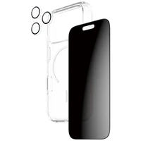 CARE by PanzerGlass flagmanis privātuma 3in1 apvalks + privātuma stikls + lēca iPhone 17 Pro