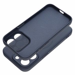 SILICONE MAG COVER viedtālruņa apvalks saderīgs ar MagSafe iPhone 15 Pro zils titāna