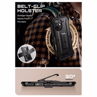 Supcase UB Pro viedtālruņa apvalks iPhone 17 - melns