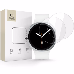 Tech-Protect Glass Fit+ 2-vnt grūdēts stikls pulksteni Samsung Galaxy Watch 8 40mm - skaidrs