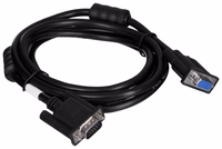 Lanberg CA-VGAC-10CC-0018-B+ VGA kabelis 1.8 m VGA (D-Sub) melns