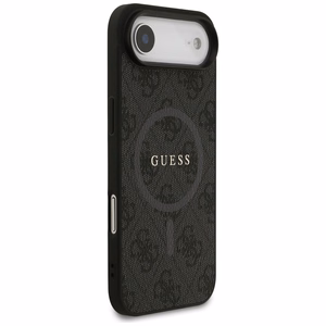 Guess 4G gredzena klasiskā logotipa magnētiskais viedtālruņa apvalks iPhone 17 Air - melns