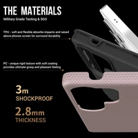 Perfectionists Trīsstūra korpuss Samsung S908 S22 Ultra 5G rozā zelts