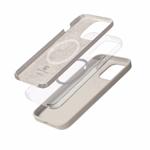 Crong Color Cover Magnetic vāciņš ierīcei iPhone 14 Pro Max, saderīgs ar MagSafe, akmens bēšs